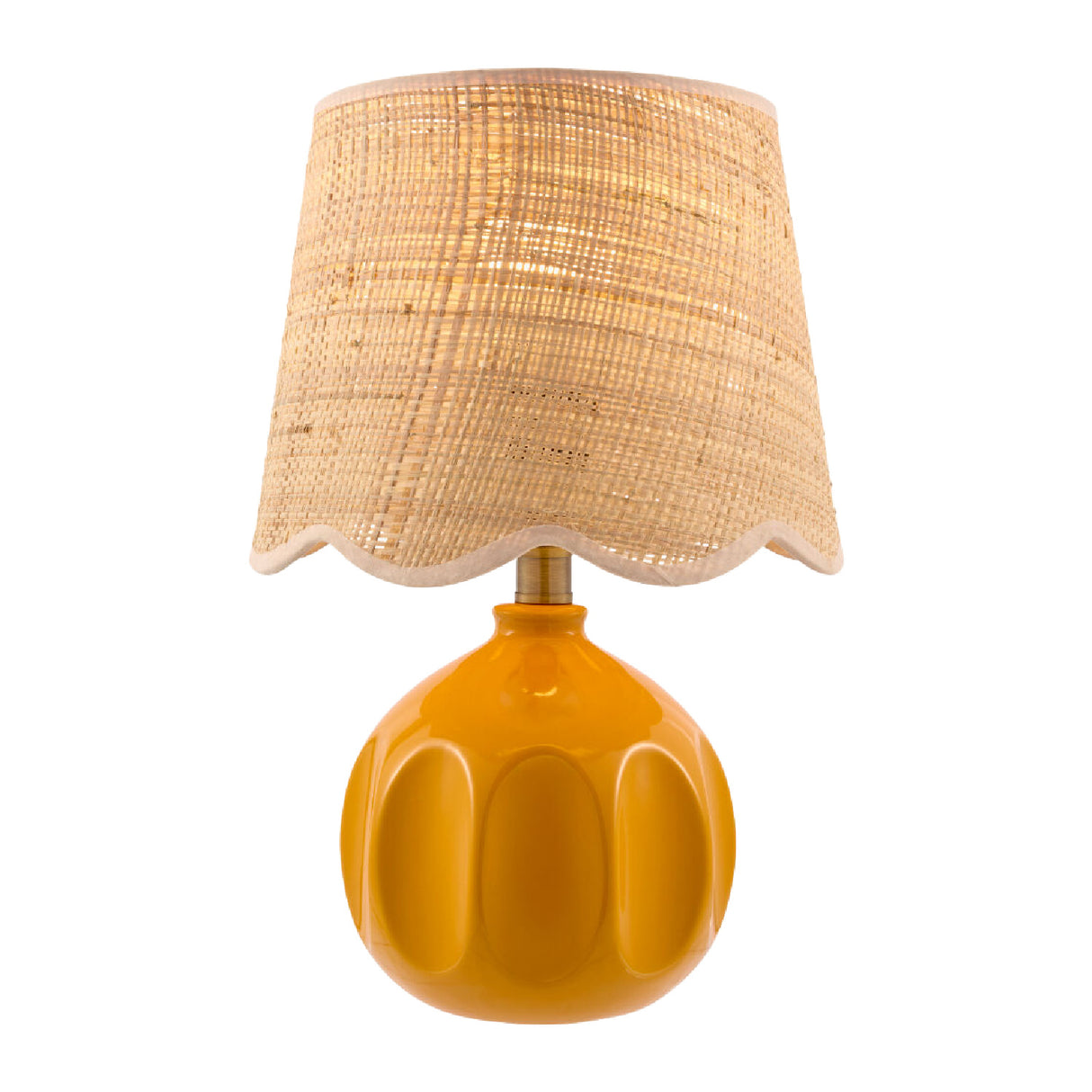   Modern European furniture - Wavy Rattan Accent Table Lamp - www.oroa.com | Oroa.com