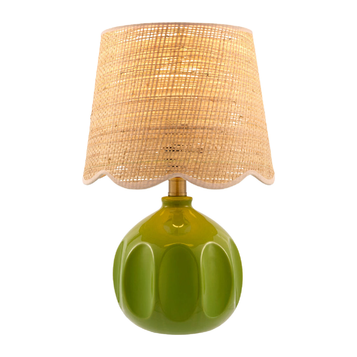   Modern European furniture - Wavy Rattan Accent Table Lamp - www.oroa.com | Oroa.com