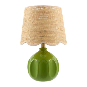   Modern European furniture - Wavy Rattan Accent Table Lamp - www.oroa.com | Oroa.com