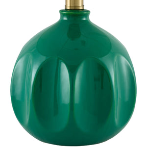   Modern European furniture - Linen Carved Ceramic Table Lamp - www.oroa.com | Oroa.com