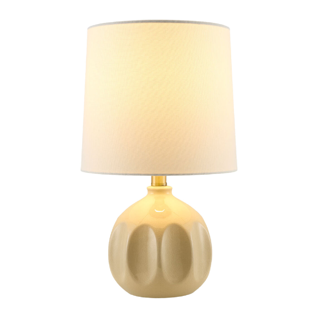   Modern European furniture - Linen Carved Ceramic Table Lamp - www.oroa.com | Oroa.com