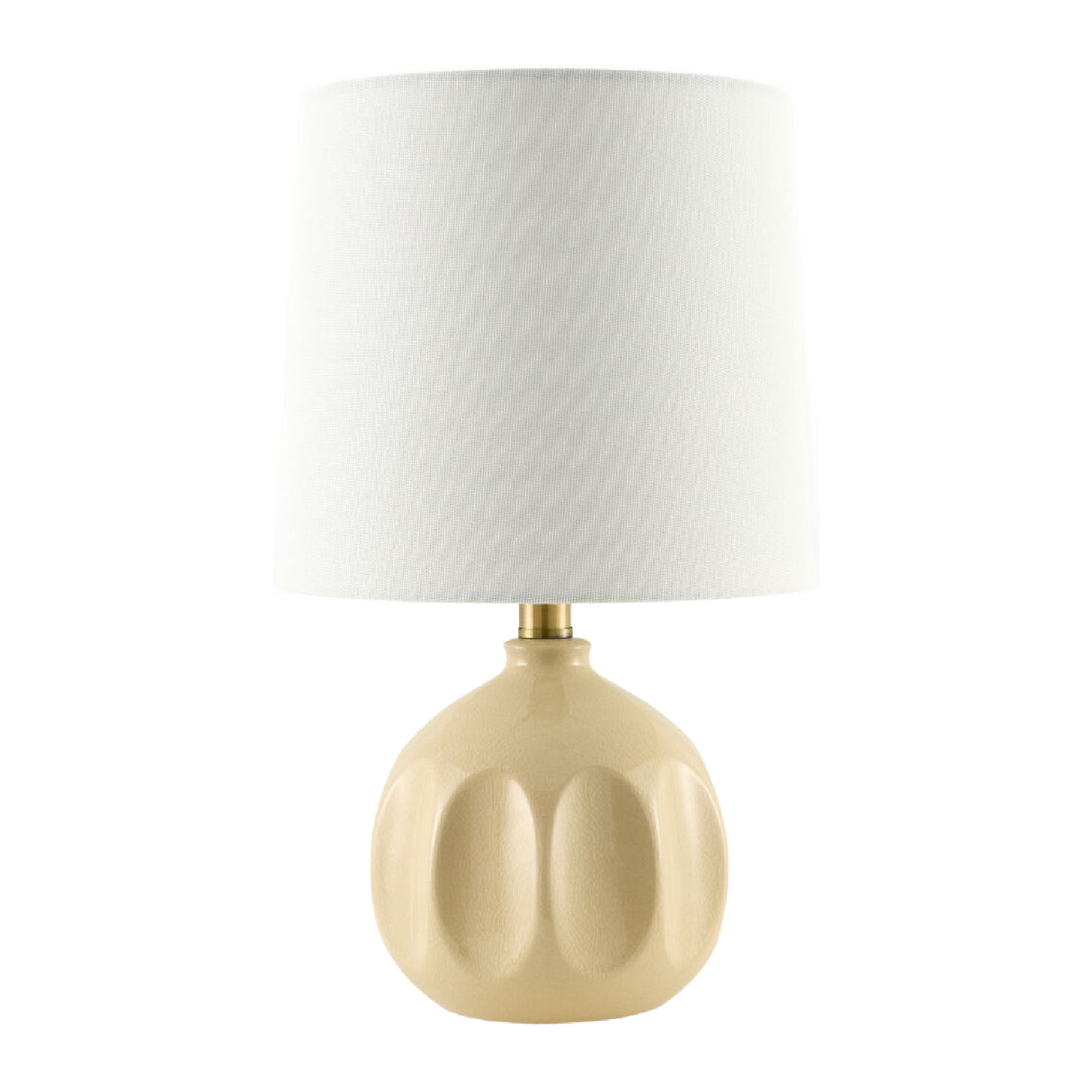   Modern European furniture - Linen Carved Ceramic Table Lamp - www.oroa.com | Oroa.com