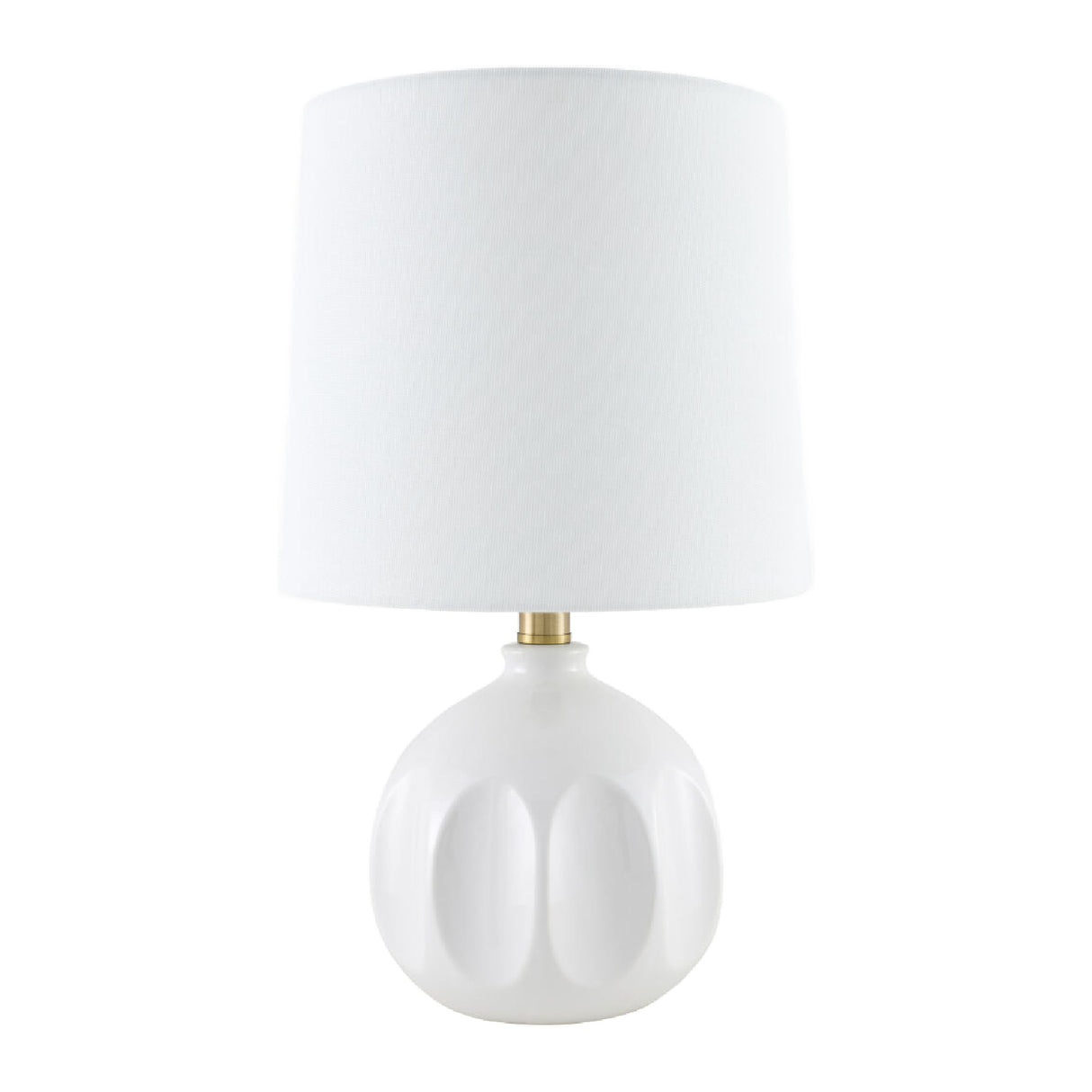   Modern European furniture - Linen Carved Ceramic Table Lamp - www.oroa.com | Oroa.com