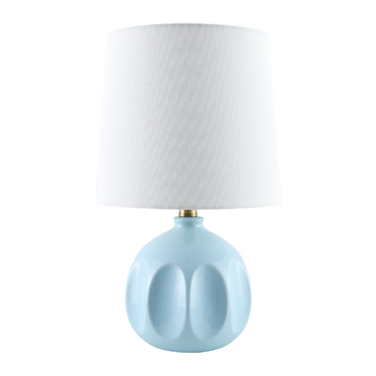   Modern European furniture - Linen Carved Ceramic Table Lamp - www.oroa.com | Oroa.com