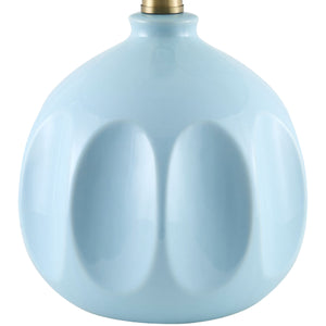   Modern European furniture - Linen Carved Ceramic Table Lamp - www.oroa.com | Oroa.com