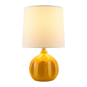   Modern European furniture - Linen Carved Ceramic Table Lamp - www.oroa.com | Oroa.com