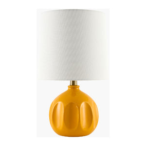   Modern European furniture - Linen Carved Ceramic Table Lamp - www.oroa.com | Oroa.com