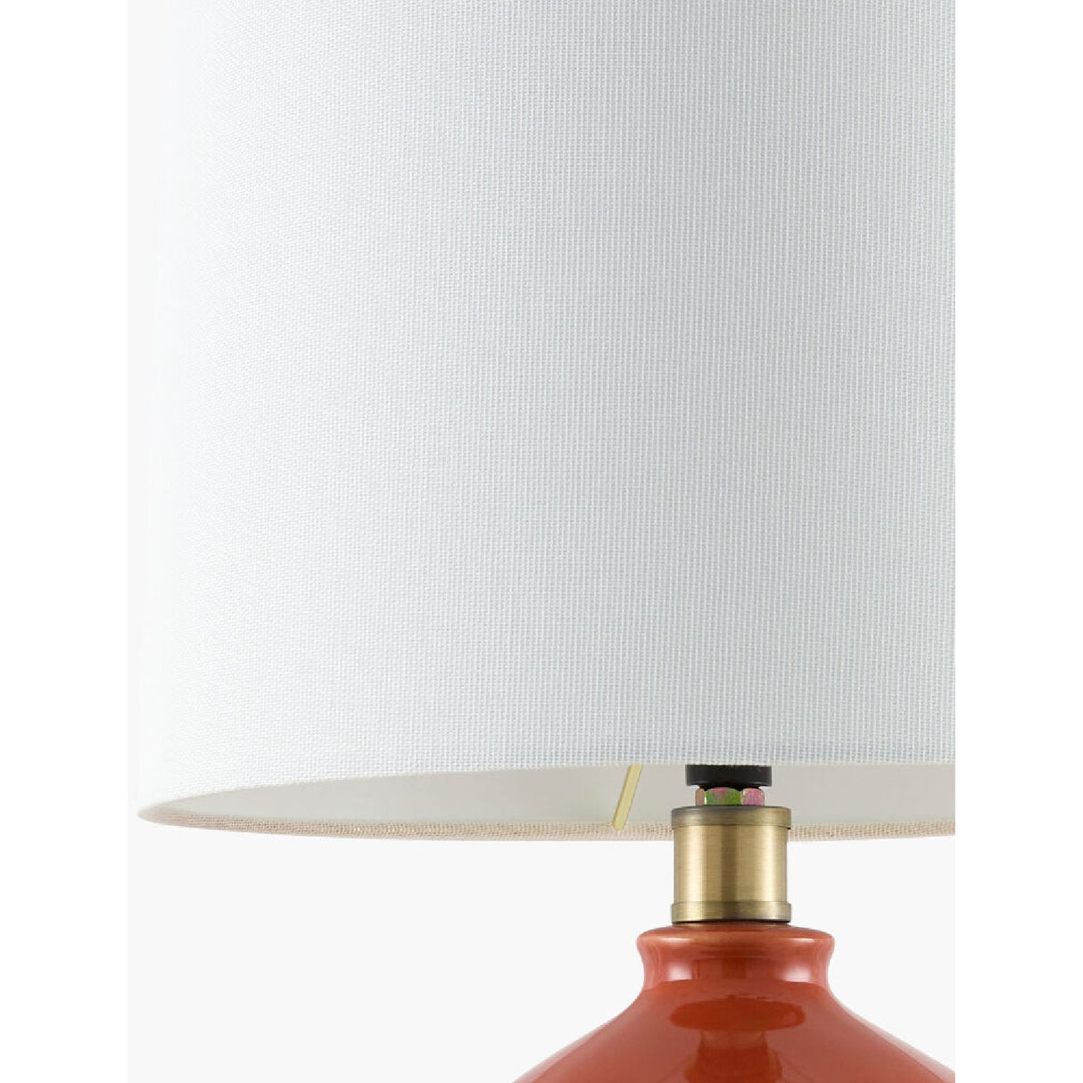   Modern European furniture - Linen Carved Ceramic Table Lamp - www.oroa.com | Oroa.com