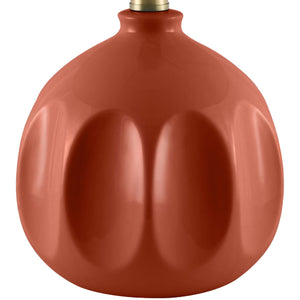  Modern European furniture - Linen Carved Ceramic Table Lamp - www.oroa.com | Oroa.com