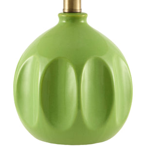   Modern European furniture - Linen Carved Ceramic Table Lamp - www.oroa.com | Oroa.com