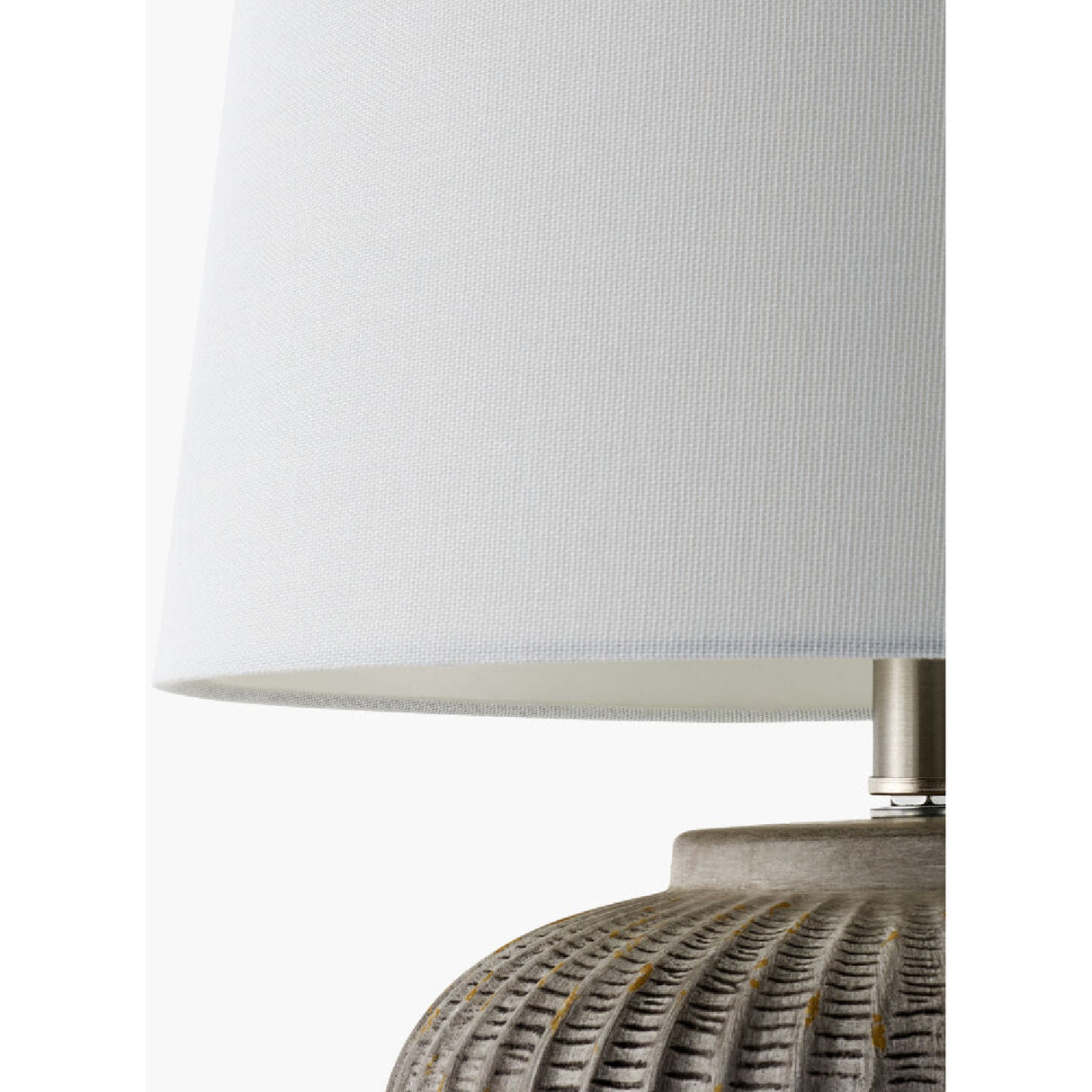   Modern European furniture - Carved Gray Ceramic Table Lamp - www.oroa.com | Oroa.com