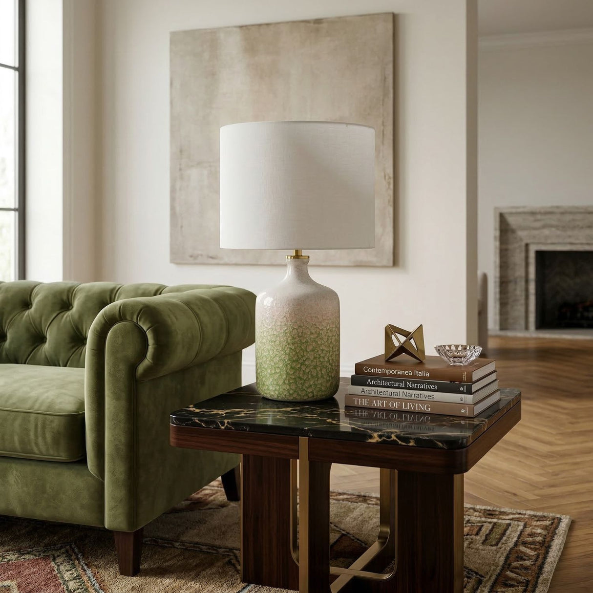   Modern European furniture - Gradient Ceramic Table Lamp - www.oroa.com | Oroa.com