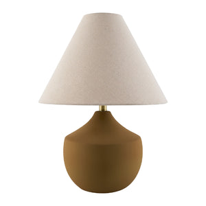   Modern European furniture - Ceramic Beige Linen Table Lamp - www.oroa.com | Oroa.com