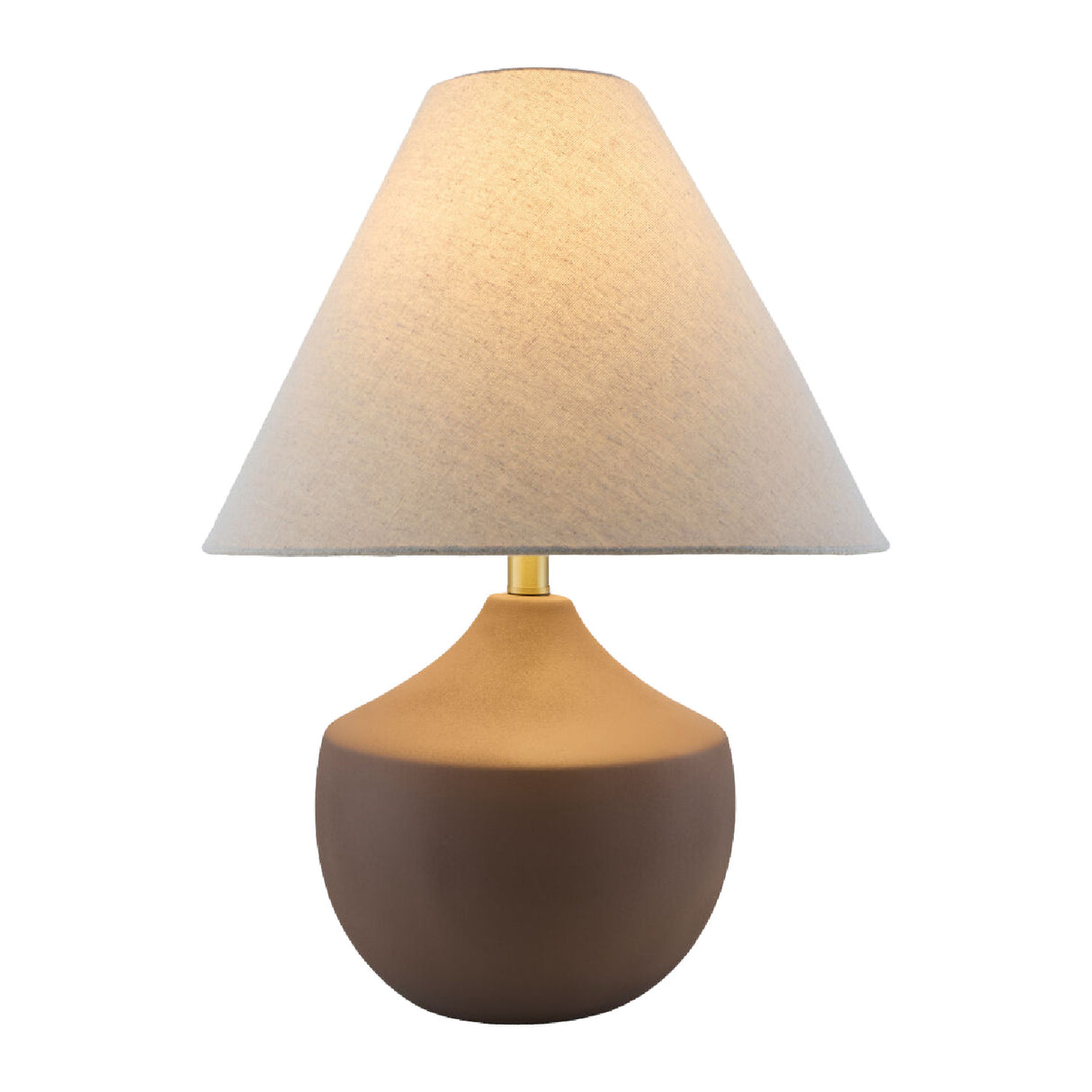   Modern European furniture - Ceramic Beige Linen Table Lamp - www.oroa.com | Oroa.com