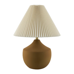   Modern European furniture - Ceramic Beige Linen Table Lamp - www.oroa.com | Oroa.com
