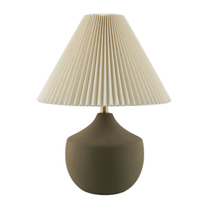   Modern European furniture - Ceramic Beige Linen Table Lamp - www.oroa.com | Oroa.com