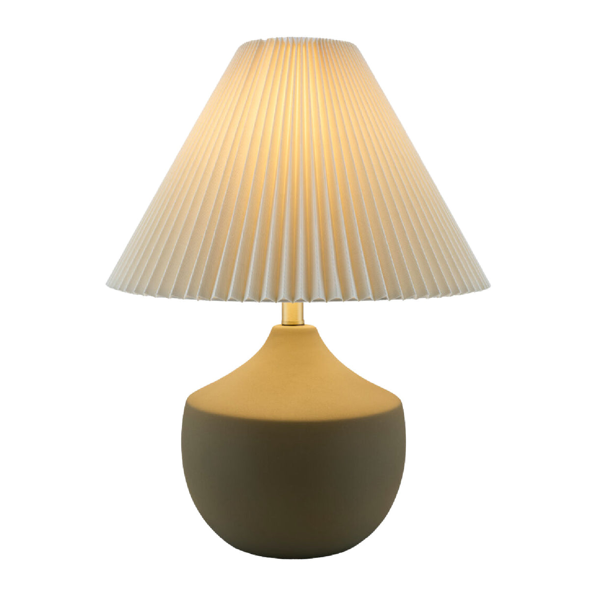   Modern European furniture - Ceramic Beige Linen Table Lamp - www.oroa.com | Oroa.com