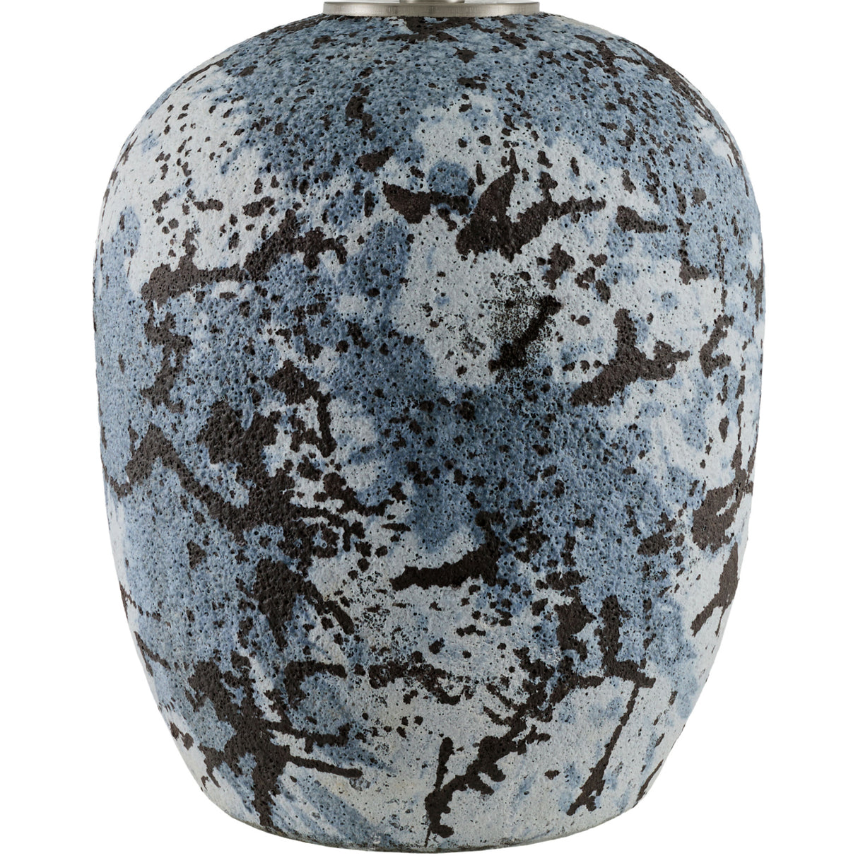   Modern European furniture - Textured Gray Ceramic Table Lamp - www.oroa.com | Oroa.com