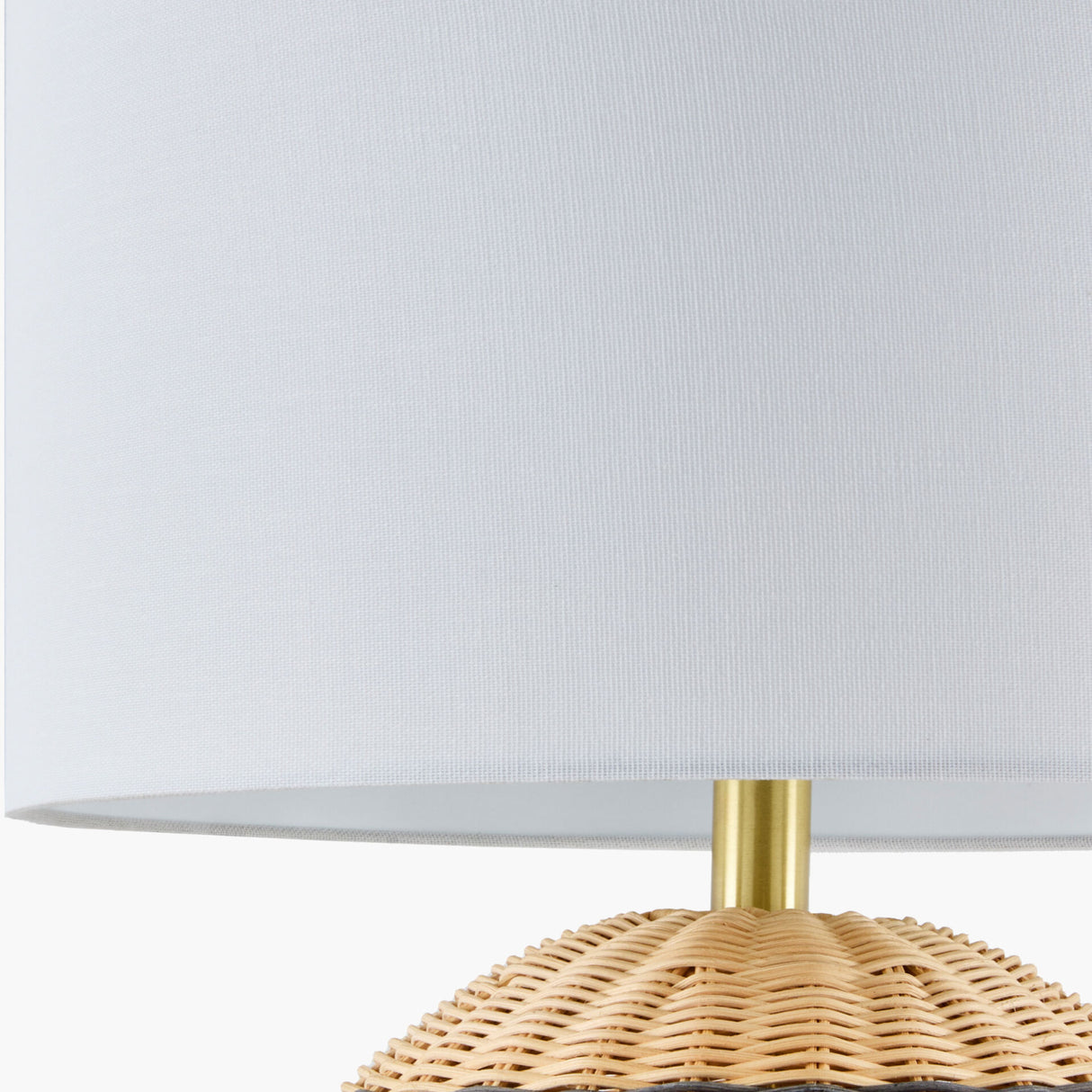   Modern European furniture - Round Rattan Base Table Lamp - www.oroa.com | Oroa.com