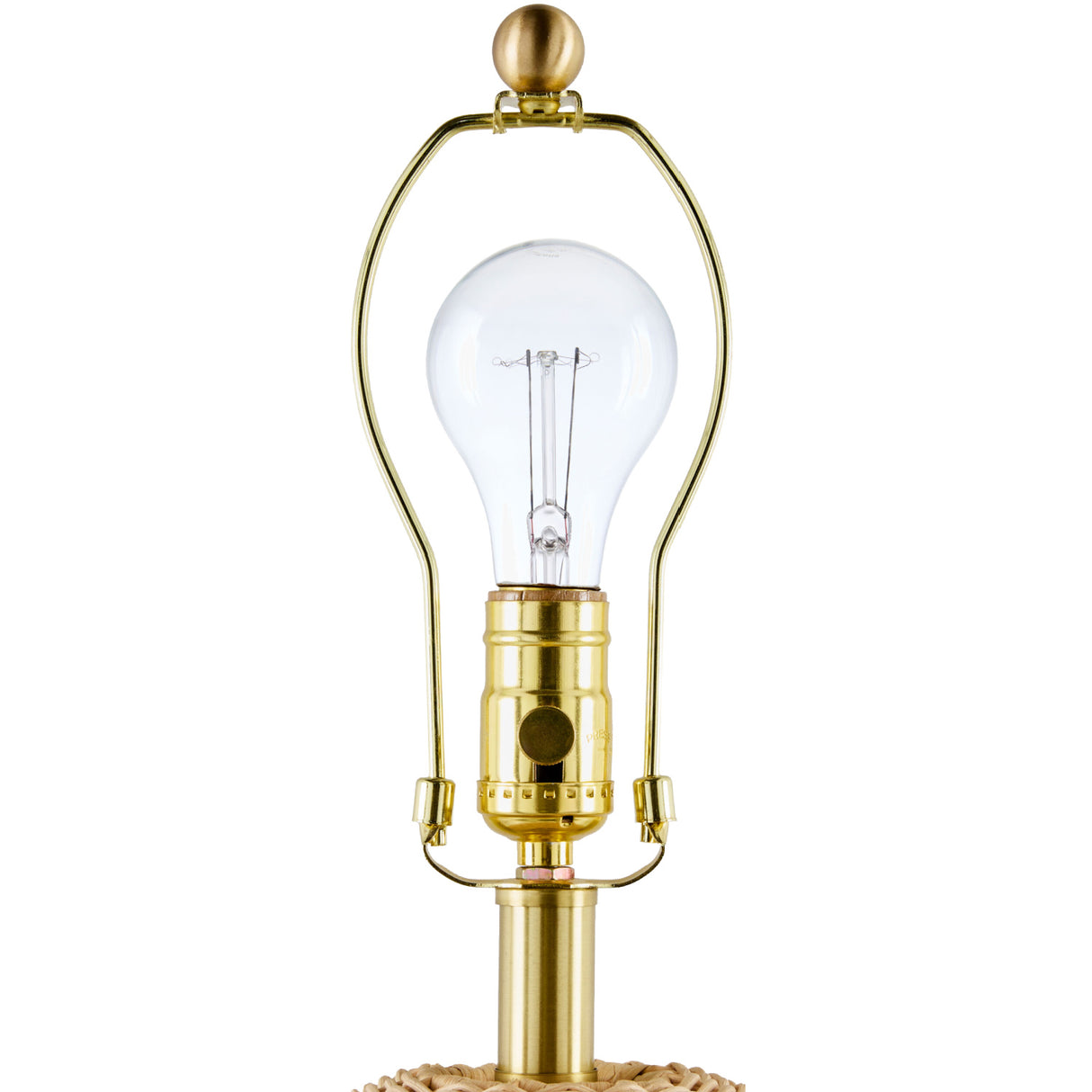   Modern European furniture - Round Rattan Base Table Lamp - www.oroa.com | Oroa.com