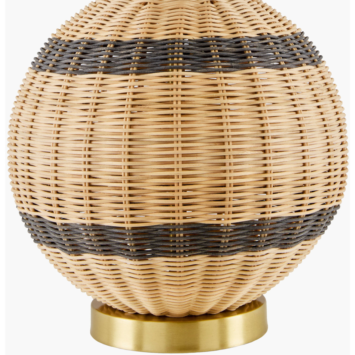  Modern European furniture - Round Rattan Base Table Lamp - www.oroa.com | Oroa.com
