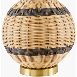   Modern European furniture - Round Rattan Base Table Lamp - www.oroa.com | Oroa.com