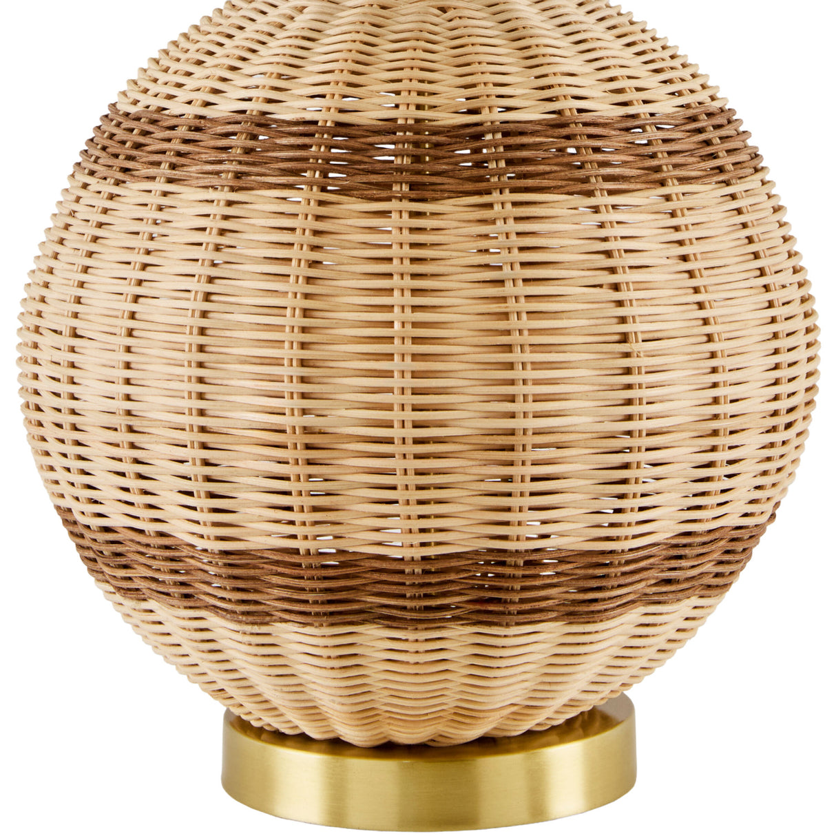   Modern European furniture - Round Rattan Base Table Lamp - www.oroa.com | Oroa.com
