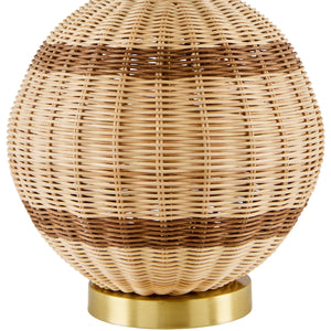   Modern European furniture - Round Rattan Base Table Lamp - www.oroa.com | Oroa.com