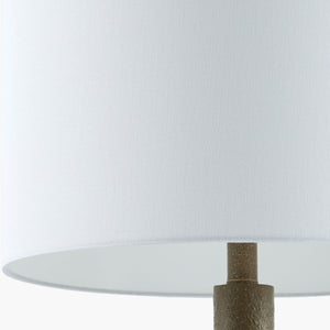   Modern European furniture -  Painted Base Linen Table Lamp - www.oroa.com | Oroa.com