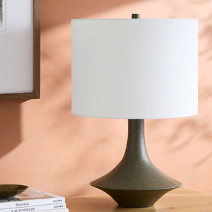   Modern European furniture -  Painted Base Linen Table Lamp - www.oroa.com | Oroa.com