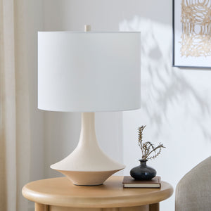   Modern European furniture -  Painted Base Linen Table Lamp - www.oroa.com | Oroa.com