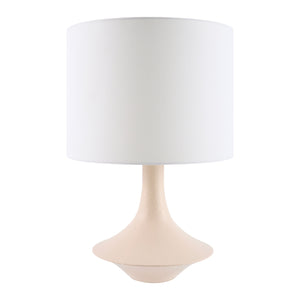   Modern European furniture -  Painted Base Linen Table Lamp - www.oroa.com | Oroa.com
