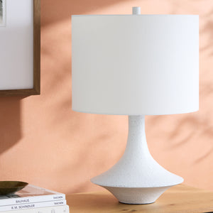   Modern European furniture -  Painted Base Linen Table Lamp - www.oroa.com | Oroa.com