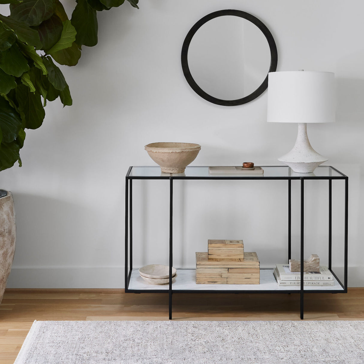   Modern European furniture - White Drum Shade Table Lamp - www.oroa.com | Oroa.com