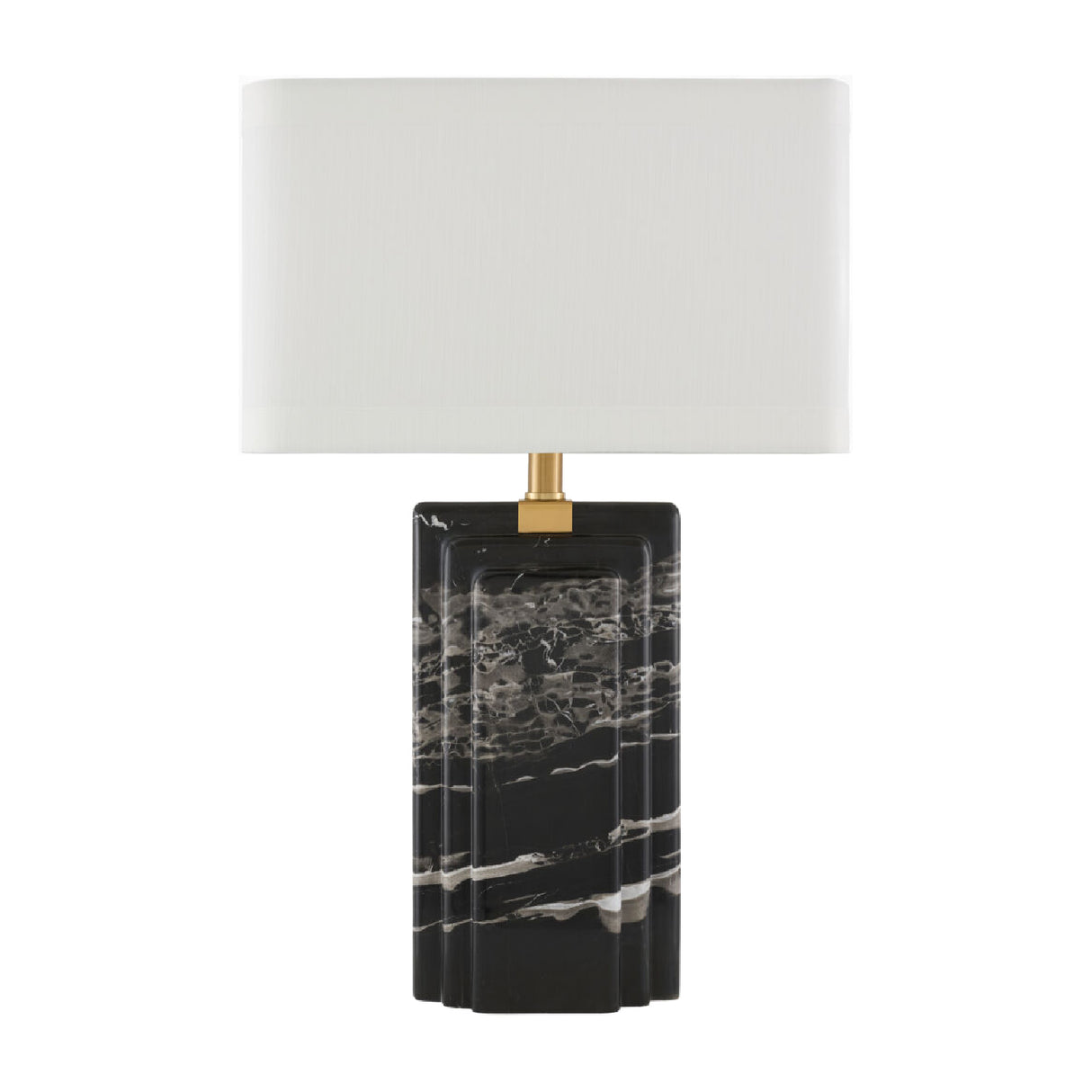   Modern European furniture - Black Marble Accent Table Lamp - www.oroa.com | Oroa.com