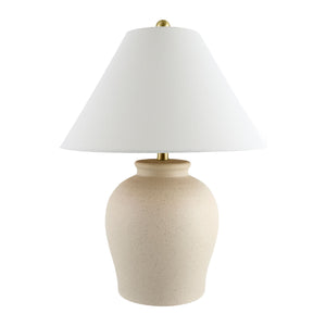   Modern European furniture - Painted Beige Ceramic Table Lamp - www.oroa.com | Oroa.com