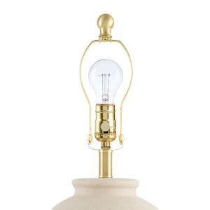   Modern European furniture - Painted Beige Ceramic Table Lamp - www.oroa.com | Oroa.com