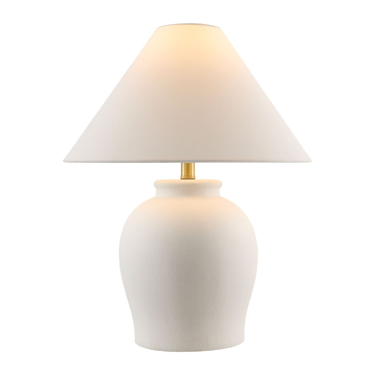   Modern European furniture - Ceramic White Linen Table Lamp - www.oroa.com | Oroa.com
