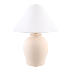   Modern European furniture - Ceramic White Linen Table Lamp - www.oroa.com | Oroa.com
