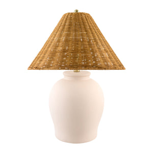   Modern European furniture - Rattan Empire Shade Table Lamp - www.oroa.com | Oroa.com