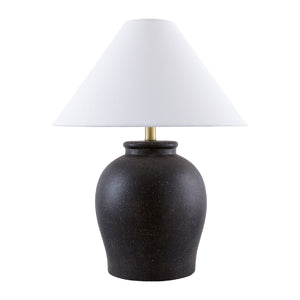   Modern European furniture - Ceramic White Linen Table Lamp - www.oroa.com | Oroa.com