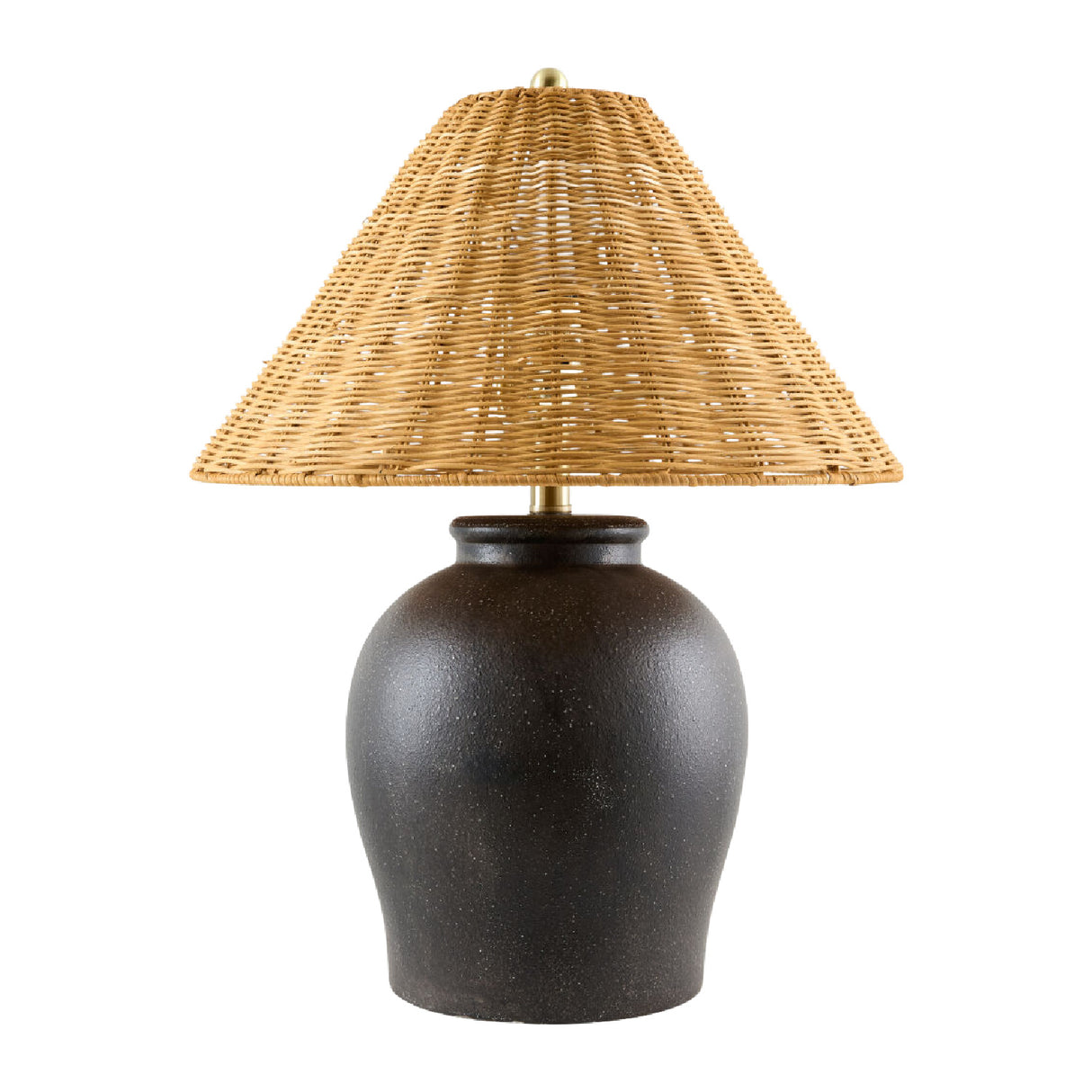   Modern European furniture - Rattan Empire Shade Table Lamp - www.oroa.com | Oroa.com