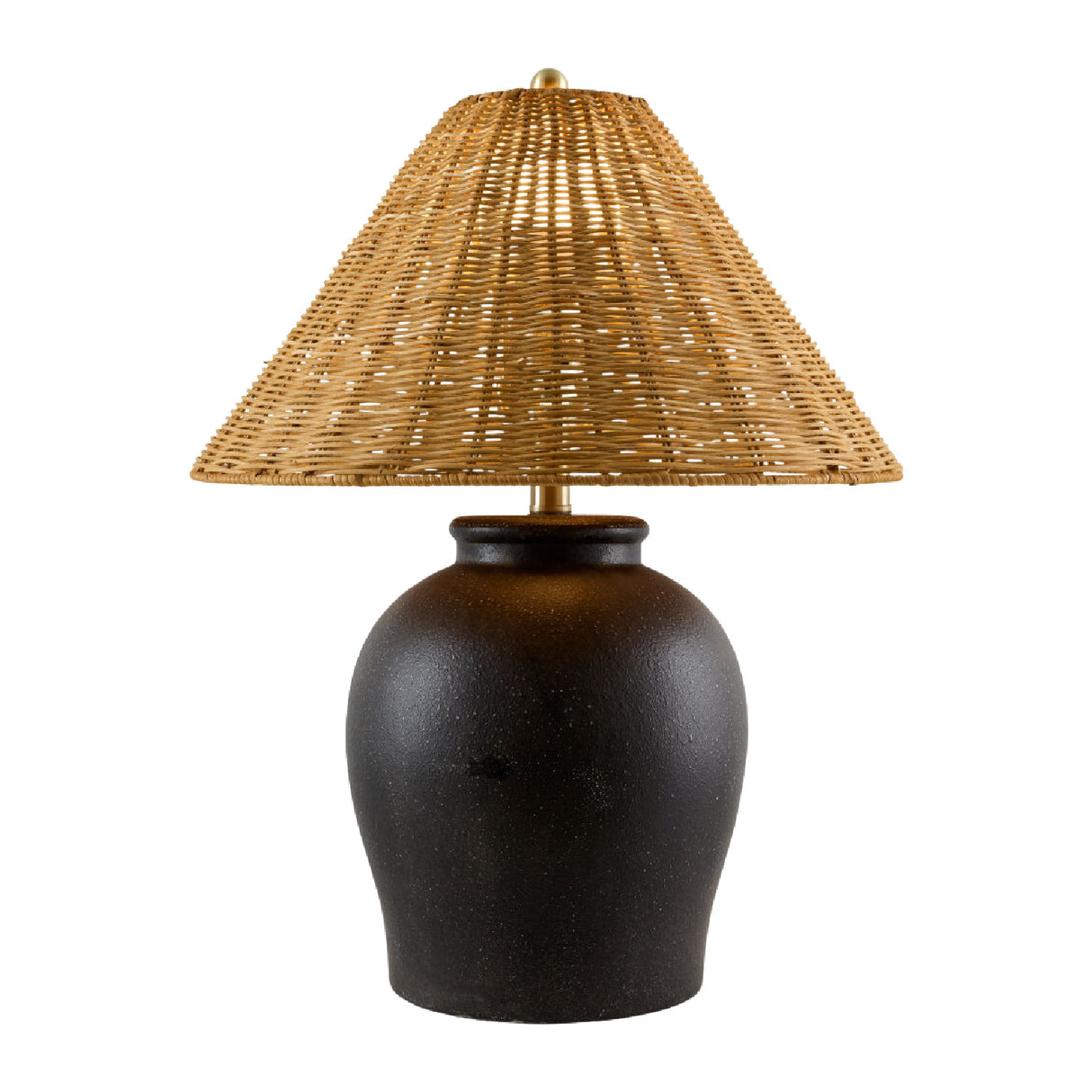   Modern European furniture - Rattan Empire Shade Table Lamp - www.oroa.com | Oroa.com