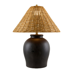   Modern European furniture - Rattan Empire Shade Table Lamp - www.oroa.com | Oroa.com