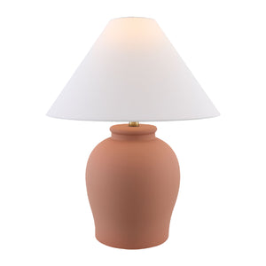   Modern European furniture - Ceramic White Linen Table Lamp - www.oroa.com | Oroa.com