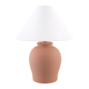   Modern European furniture - Ceramic White Linen Table Lamp - www.oroa.com | Oroa.com