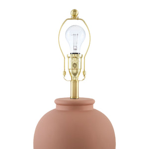   Modern European furniture - Brown Pleated Linen Table Lamp - www.oroa.com | Oroa.com