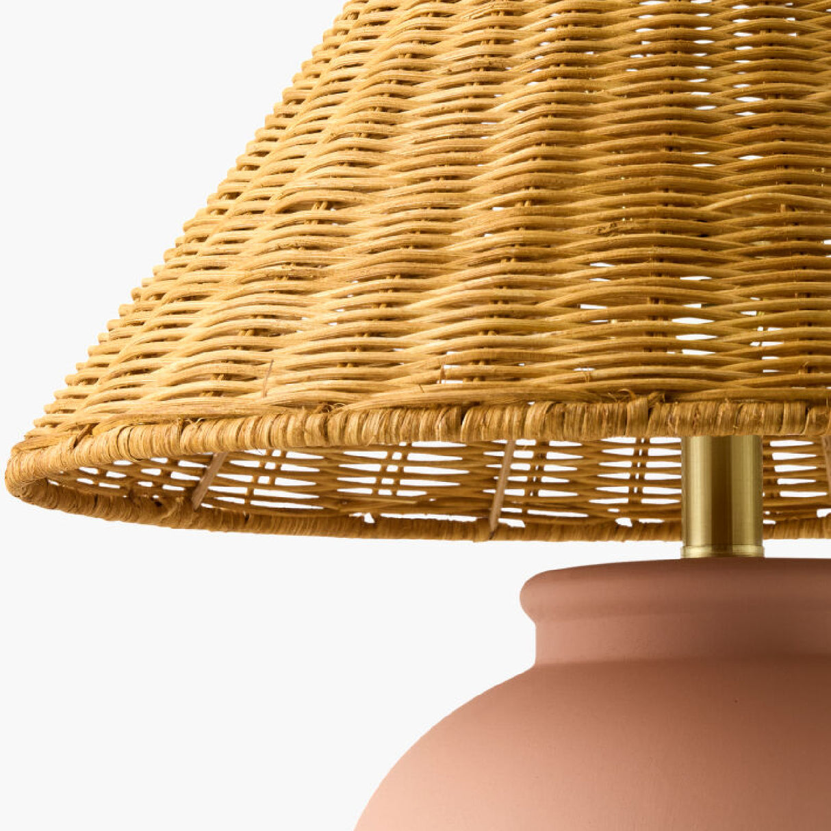   Modern European furniture - Rattan Empire Shade Table Lamp - www.oroa.com | Oroa.com