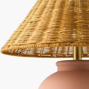   Modern European furniture - Rattan Empire Shade Table Lamp - www.oroa.com | Oroa.com