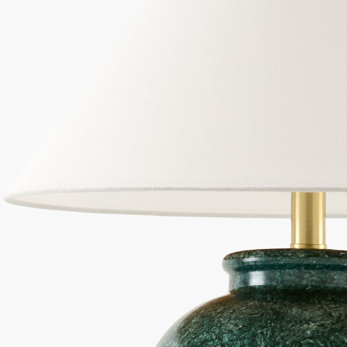   Modern European furniture - Ceramic White Linen Table Lamp - www.oroa.com | Oroa.com